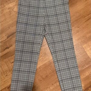 Jules & Leopold Gray Plaid Ankle Pants